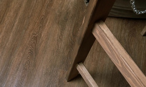 SPC ламинат Vinilam Ceramo Wood Дуб Парижский 61518