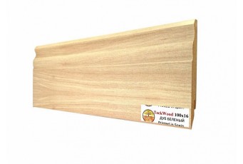 Плинтус TeckWood Ламинированный 100х16 мм Дуб Беленый