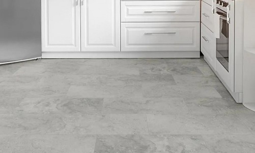 Виниловый пол Rigid Firmfit Tiles Мрамор серый XT-4040