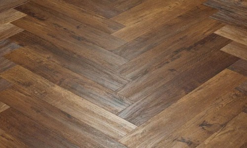 Виниловые полы Vinilam Herringbone Паркет Парижский IS11155