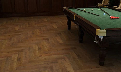 Виниловые полы Vinilam Herringbone Паркет Парижский IS11155