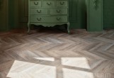 Виниловые полы Vinilam Parquet Chevron Шеврон Шампань RI153616CL4