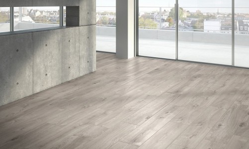 Ламинат Parador Basic Plus 600 XS Дуб Валери жемчужно-серый выбеленный 1744355
