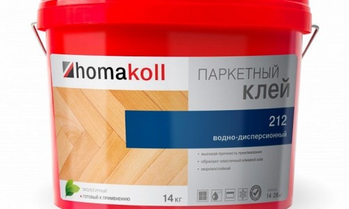 Клей Homakoll для штучного паркета 212 (14 кг)