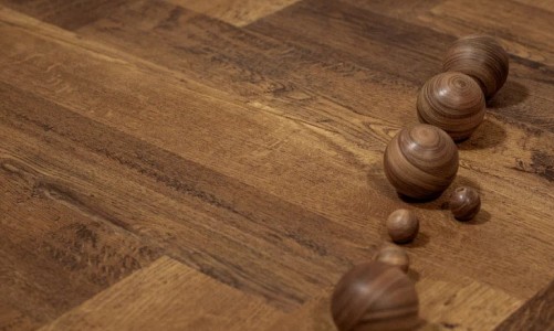 Виниловые полы Vinilam Herringbone Паркет Парижский IS11155