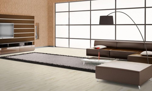 Замковый пробковый пол Corkstyle Wood Esche Weiss