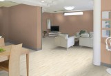 Замковый пробковый пол Corkstyle Wood Esche Weiss