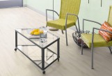Замковый пробковый пол Corkstyle Wood Esche Weiss