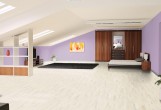 Замковый пробковый пол Corkstyle Wood Esche Weiss