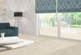 Замковый пробковый пол Corkstyle Wood Esche Weiss