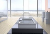 Замковый пробковый пол Corkstyle Wood Esche Weiss