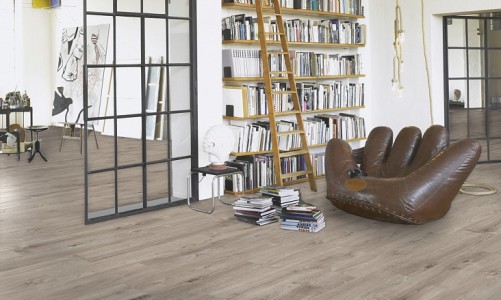 Ламинат Parador Basic Plus 600 XS Дуб Валери жемчужно-серый выбеленный 1744355