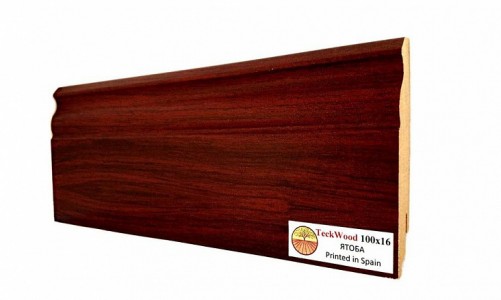 TeckWood - Плинтус TeckWood Ламинированный 100х16 мм Ятоба Плинтус TeckWood Ламинированный 100х16 мм Ятоба