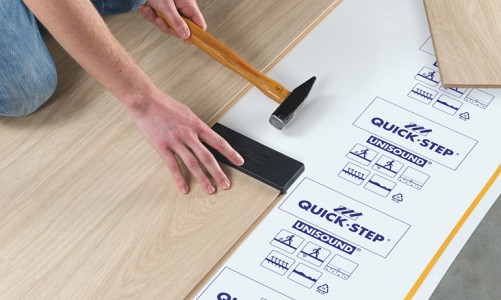 Подложка Quick-Step с пароизоляцией Unisound 2 мм