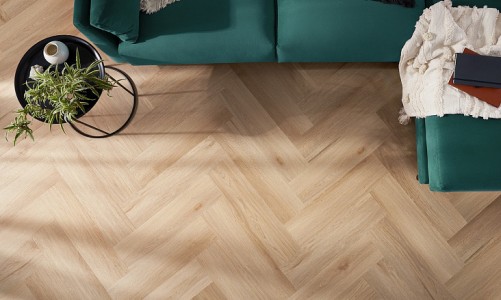 SPC ламинат Arbiton Amaron Herringbone Click Дуб Харлоу CA158