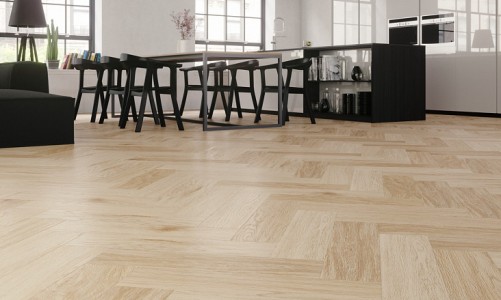 SPC ламинат Arbiton Amaron Herringbone Click Дуб Харлоу CA158