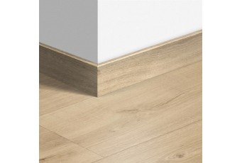 Плинтус ламинированный Quick-Step Паркетный 77х14 мм Дуб пустынный светлый натуральный 3550