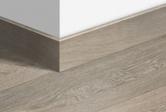 Плинтус ламинированный Quick-Step Паркетный 77х14 мм Доска дуба светло-серого старинного 1405