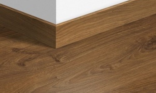 Плинтус ламинированный Quick-Step Паркетный 77х14 мм Дуб белый медиум 1492
