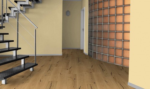 Замковый пробковый пол Corkstyle Wood XL Oak Accent