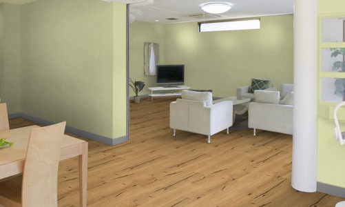 Замковый пробковый пол Corkstyle Wood XL Oak Accent