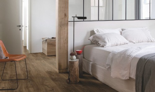 ПВХ плитка Quick-Step Balance Click Plus Дуб коттедж темно-коричневый BACP40027
