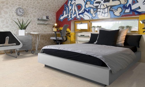 Замковый пробковый пол Corkstyle Ecocork Madeira White