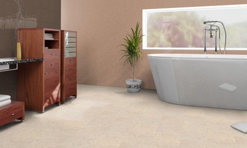 Замковый пробковый пол Corkstyle Ecocork Madeira White