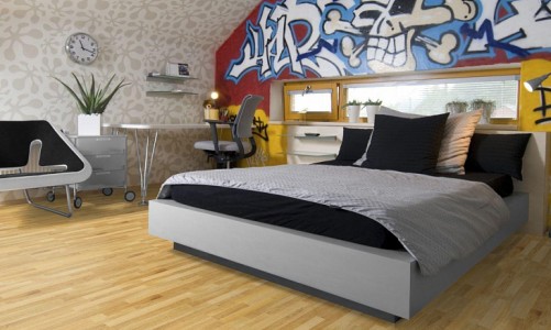 Клеевой пробковый пол Corkstyle Wood Oak