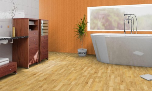 Клеевой пробковый пол Corkstyle Wood Oak
