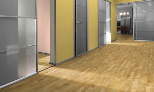 Клеевой пробковый пол Corkstyle Wood Oak