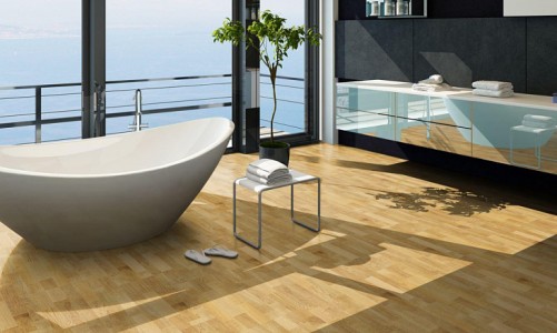 Клеевой пробковый пол Corkstyle Wood Oak