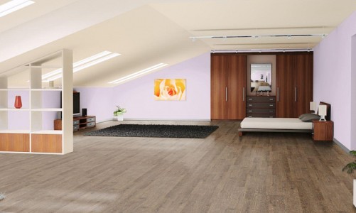 Замковый пробковый пол Corkstyle Wood Oak Brushed