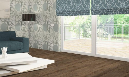 Замковый пробковый пол Corkstyle Wood Oak Brushed