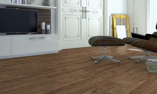 Замковый пробковый пол Corkstyle Wood Oak Brushed