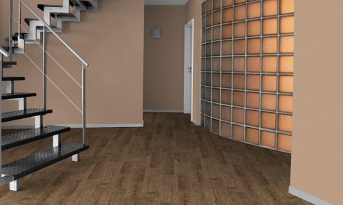 Замковый пробковый пол Corkstyle Wood Oak Brushed