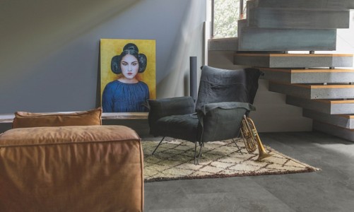 ПВХ плитка Quick-Step Ambient Click Сланец серый AMCL40034