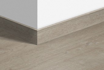 Плинтус виниловый Quick-Step Vinyl 58х12 мм Дуб хлопковый светло-серый 40105