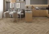 SPC ламинат французская елка Chevron Alpine Дуб Синистра ECO 18-6