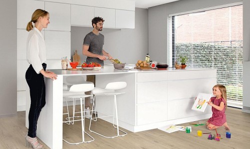 ПВХ плитка Quick-Step Pulse Click Дуб хлопковый бежевый PUCL40103