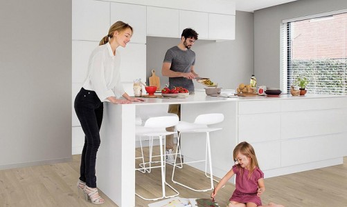 ПВХ плитка Quick-Step Pulse Click Дуб хлопковый бежевый PUCL40103