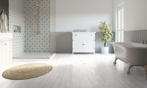 Ламинат Quick-Step Majestic Дуб лесной массив светло-серый MJ3547