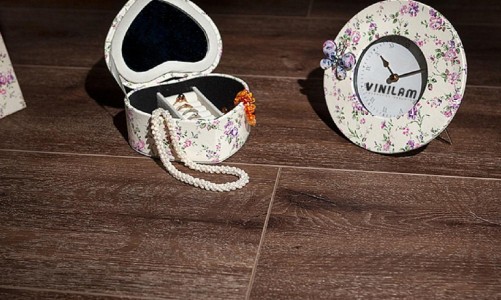 Виниловый пол Vinilam замковый Cork Дуб Лир 10085V
