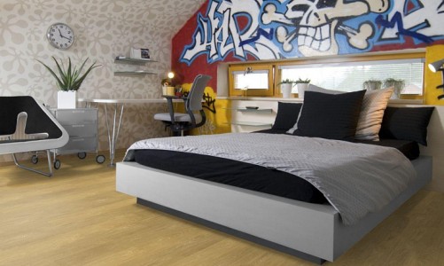 Клеевой пробковый пол Corkstyle Wood XL Oak Deluxe
