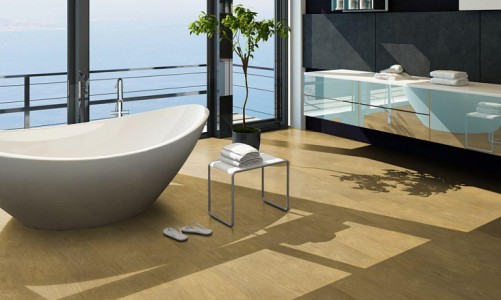 Клеевой пробковый пол Corkstyle Wood XL Oak Deluxe