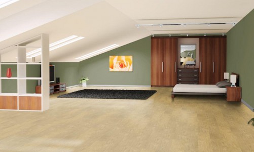 Клеевой пробковый пол Corkstyle Wood XL Oak Deluxe