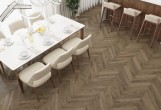 SPC ламинат французская елка Chevron Alpine Дуб Насыщенный ECO 18-4