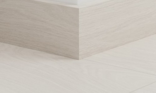 Плинтус ламинированный Quick-Step Паркетный 77х14 мм Дуб бежевый отбеленный 4088