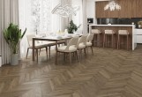 SPC ламинат французская елка Chevron Alpine Дуб Насыщенный ECO 18-4