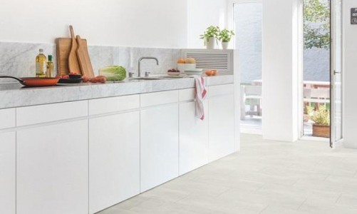 ПВХ плитка Quick-Step Ambient Click Бетон светлый AMCL40049